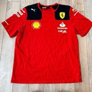 Ferrari Puma Mens Formula F1 Team Shirt size L 2023